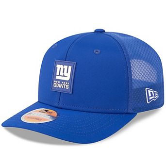 Men's New Era Royal New York Giants 2025 Sideline 9SEVENTY Trucker Adjustable Hat