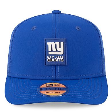 Men's New Era Royal New York Giants 2025 Sideline 9SEVENTY Trucker Adjustable Hat