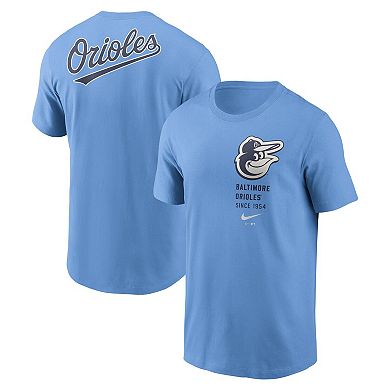 Men's Nike Light Blue Baltimore Orioles Record Shattered T-Shirt