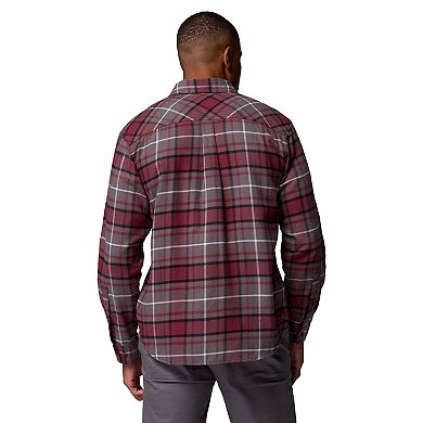 Men's Columbia Maroon Texas A&M Aggies Flare Gun Omni-Wick Flannel Long Sleeve Button-Up Shirt