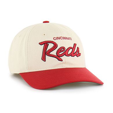 Men's '47 Natural Cincinnati Reds Crosstown Franchise Fitted Hat