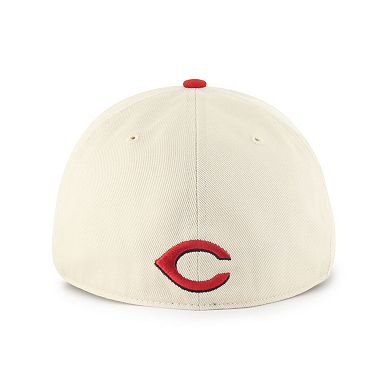 Men's '47 Natural Cincinnati Reds Crosstown Franchise Fitted Hat