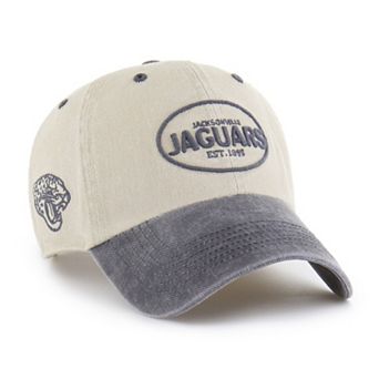 Men's '47 Khaki Jacksonville Jaguars Breaking Trail Clean Up Adjustable Hat