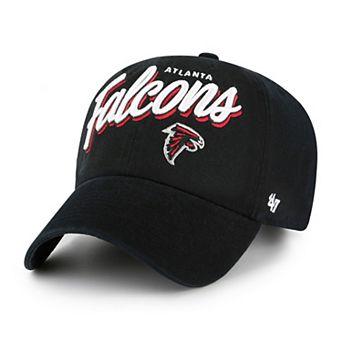 Women's '47 Black Atlanta Falcons Ariana Clean Up Adjustable Hat