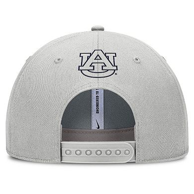 Men's Nike Gray Auburn Tigers 2025 On-Field Primetime Rise Dri-FIT Adjustable Hat