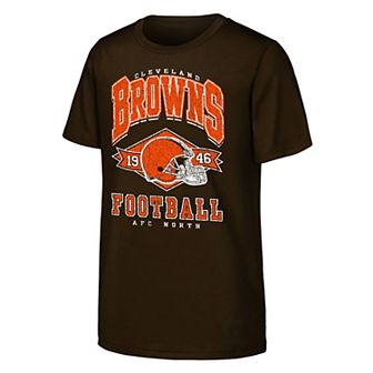 Youth Outerstuff Brown Cleveland Browns Kick Off T-Shirt