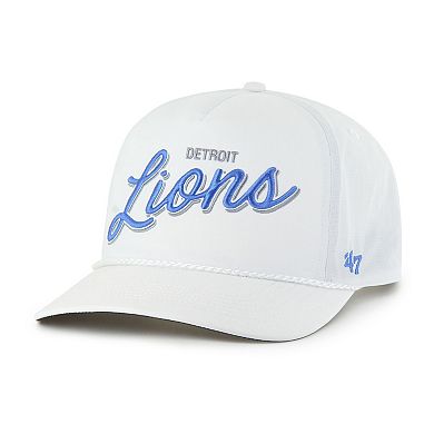Men's '47 White Detroit Lions Brrr Fairway Hitch Adjustable Hat