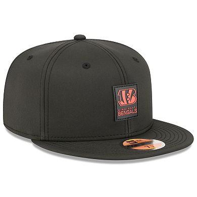 Men's New Era Black Cincinnati Bengals 2025 Sideline 59FIFTY Fitted Hat