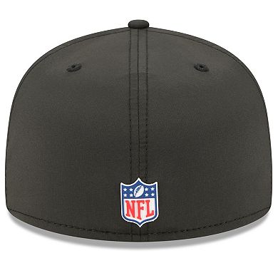 Men's New Era Black Cincinnati Bengals 2025 Sideline 59FIFTY Fitted Hat