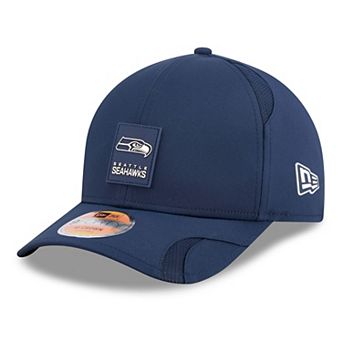 Youth New Era College Navy Seattle Seahawks 2025 Sideline M-Crown 9FORTY Adjustable Hat