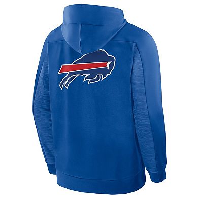 Men's Fanatics Royal Buffalo Bills Checkdown Pass Full-Zip Hoodie