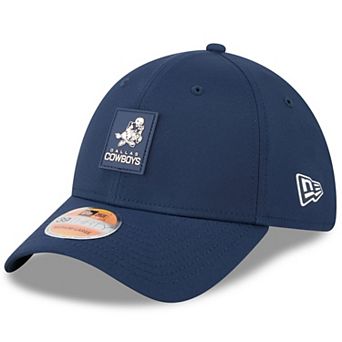 Men's New Era Navy Dallas Cowboys 2025 NFL Sideline Throwback 39THIRTY Flex Hat