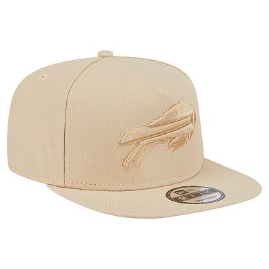 Men's New Era Light Beige Buffalo Bills Color Pack A-Frame 9FIFTY Snapback Hat
