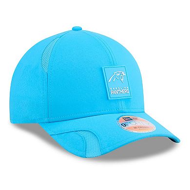 Youth New Era Blue Carolina Panthers 2025 Sideline 9FORTY Adjustable Hat