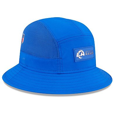 Men's New Era Royal Los Angeles Rams 2025 Sideline Bucket Hat
