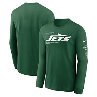 Men's Nike Green New York Jets Play to Win Essential Long Sleeve T-Shirt