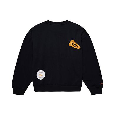 Women's Mitchell & Ness Black Tennessee Volunteers Multi-Hit Sweatshirt