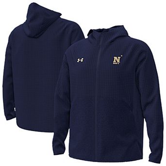 Men's Under Armour Navy Navy Midshipmen Unstoppable Raglan Full-Zip Jacket