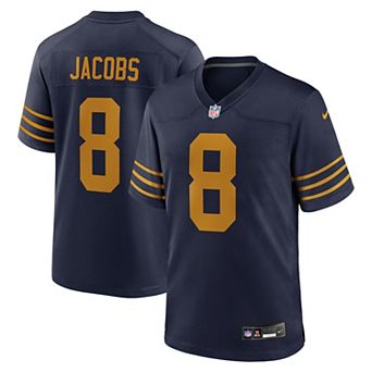 Men's Nike Josh Jacobs Navy Green Bay Packers The 1923 Classic Game Jersey