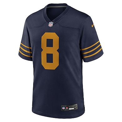 Men's Nike Josh Jacobs Navy Green Bay Packers The 1923 Classic Game Jersey