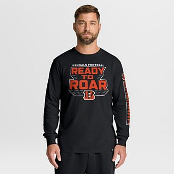 Men's Fanatics Black Cincinnati Bengals Hometown Sweep Legacy Long Sleeve T-Shirt