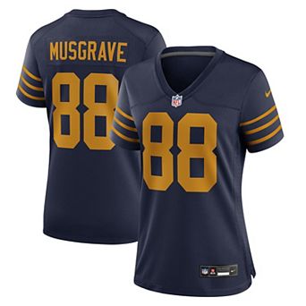 Women's Nike Luke Musgrave Navy Green Bay Packers The 1923 Classic Game Jersey