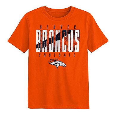 Preschool Outerstuff Orange Denver Broncos Posterize T-Shirt