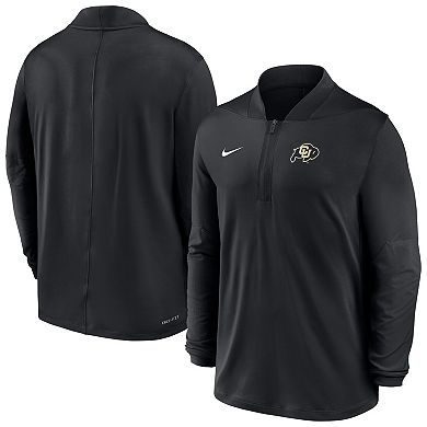 Men's Nike Black Colorado Buffaloes Dri-FIT Half-Zip Pullover