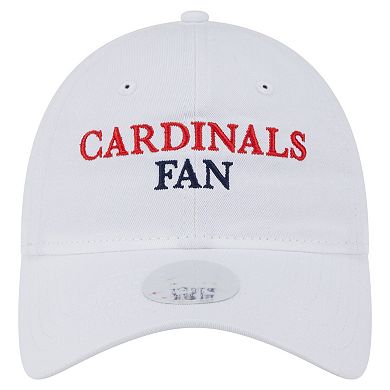 Women's New Era White St. Louis Cardinals Team Fan 9TWENTY Adjustable Hat