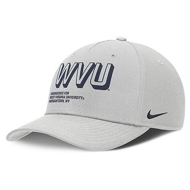 Men's Nike Gray West Virginia Mountaineers 2025 Sideline Dust Pinched Rise Adjustable Hat