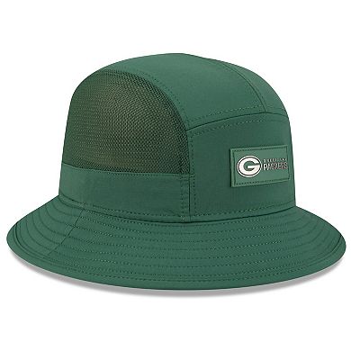Men's New Era Green Green Bay Packers 2025 Sideline Bucket Hat