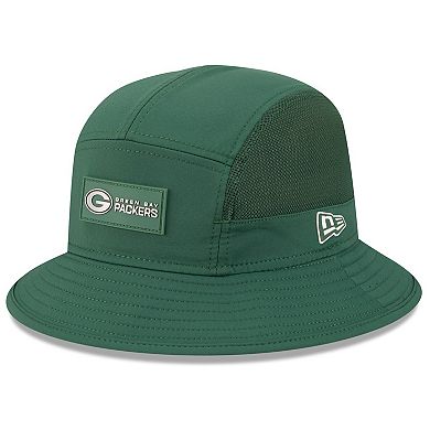 Men's New Era Green Green Bay Packers 2025 Sideline Bucket Hat