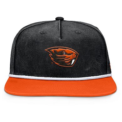 Men's Fanatics Black Oregon State Beavers Forge Rope Adjustable Hat