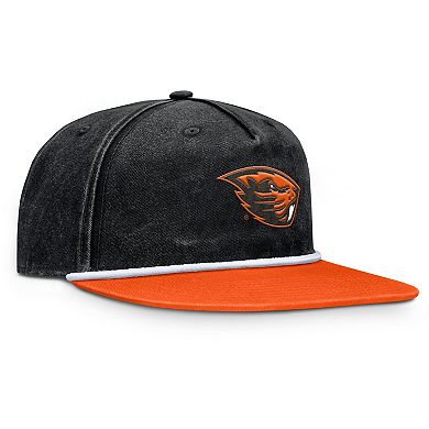 Men's Fanatics Black Oregon State Beavers Forge Rope Adjustable Hat