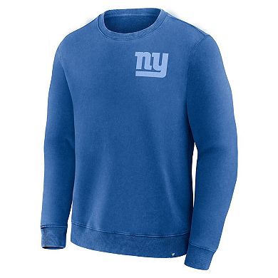 Men's Fanatics Royal New York Giants Deep Route Pullover Sweatshirt
