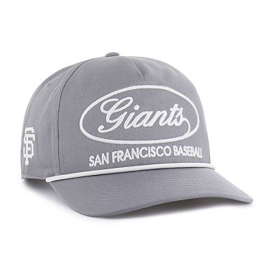 Men's '47 Gray San Francisco Giants Foundational Hitch Adjustable Hat