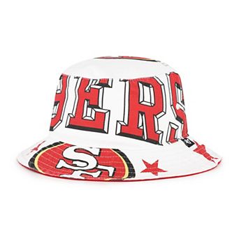 Women's '47 White San Francisco 49ers Energize Bucket Hat