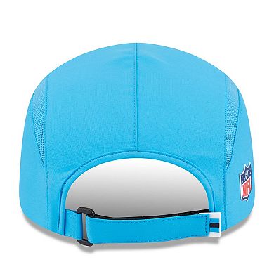 Men's New Era Blue Carolina Panthers 2025 Sideline Runner Adjustable Hat