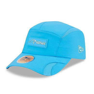 Men's New Era Blue Carolina Panthers 2025 Sideline Runner Adjustable Hat