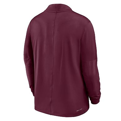 Men's Nike Maroon Virginia Tech Hokies Dri-FIT Half-Zip Pullover