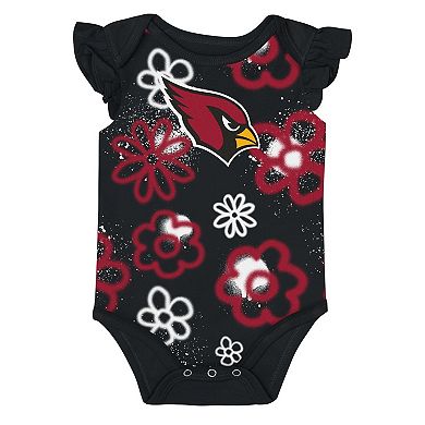 Girls Newborn & Infant Outerstuff Arizona Cardinals The Sunshine Two-Piece Bodysuit Set