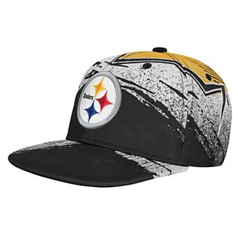 Youth Outerstuff Black Pittsburgh Steelers Make Noise Adjustable Hat