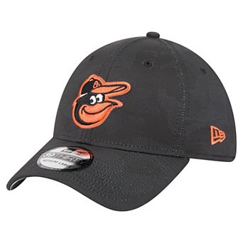 Men's New Era Black Baltimore Orioles Tonal Camo 39THIRTY Flex Hat