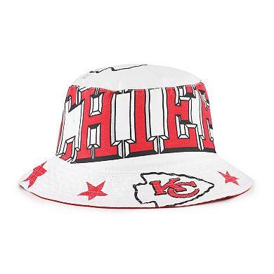 Women's '47 White Kansas City Chiefs Energize Bucket Hat