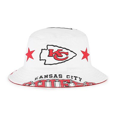 Women's '47 White Kansas City Chiefs Energize Bucket Hat