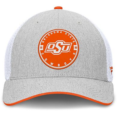 Men's Fanatics Heather Gray Oklahoma State Cowboys Trigger Flex Hat