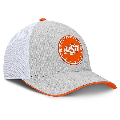 Men's Fanatics Heather Gray Oklahoma State Cowboys Trigger Flex Hat