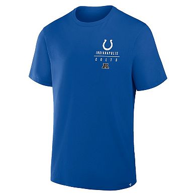 Men's Fanatics Royal Indianapolis Colts Passing Pocket Legacy T-Shirt