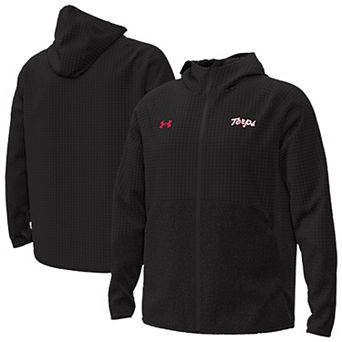 Men's Under Armour Black Maryland Terrapins Unstoppable Raglan Full-Zip Jacket