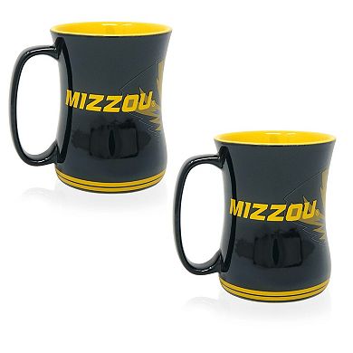 Missouri Tigers 16oz. Sculpted Barista Mug Two-Pack